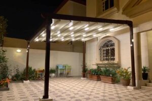 Led ışıklı Outdoor Pergola Sistemleri