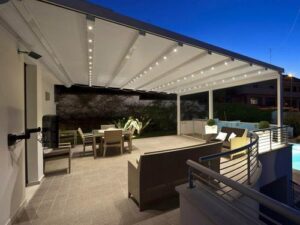 Sabit Balkon Veranda Bahçe Pergola Tente